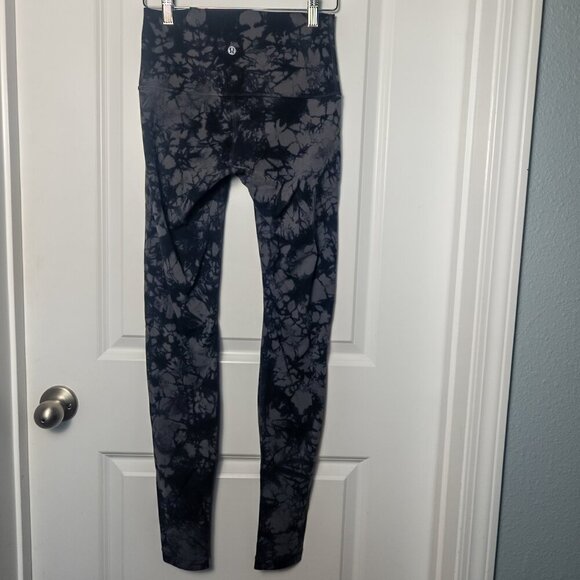 Lululemon Wunder Under Pant (Hi-Rise) (Shibori) 31" - 6 Shibori Black Dark Carbo - Picture 4 of 7